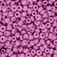 Glasperlen rocailles 8/0 (3mm) Raspberry pink